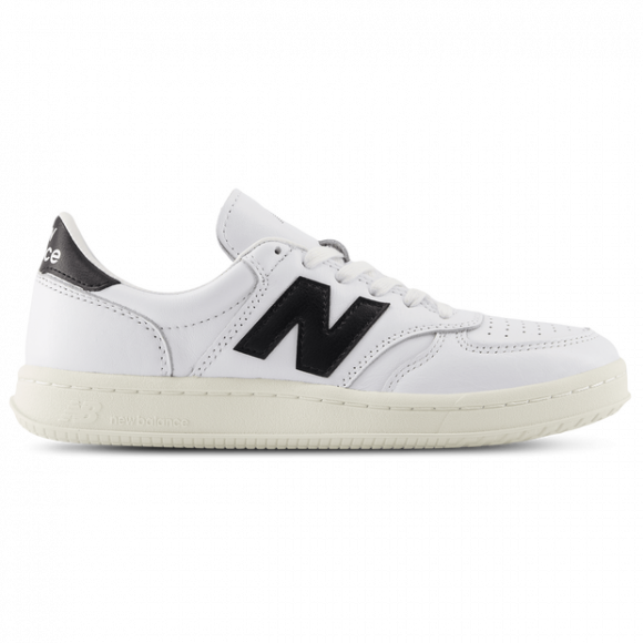 New Balance Unisex T500 Sneakers - White/Black - CT500CLA