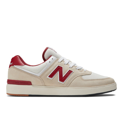 New Balance Men's CT574 in Brown/Red Suede/Mesh - CT574TBT
