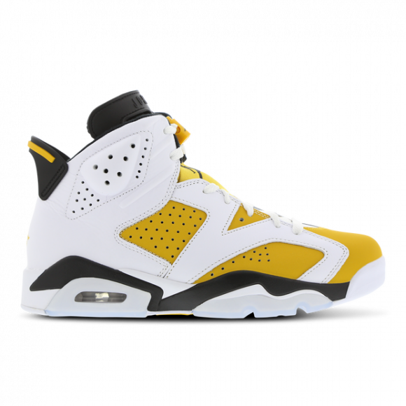 Air Jordan 6 Retro "Yellow Ochre"-sko til mænd - hvid - CT8529-170
