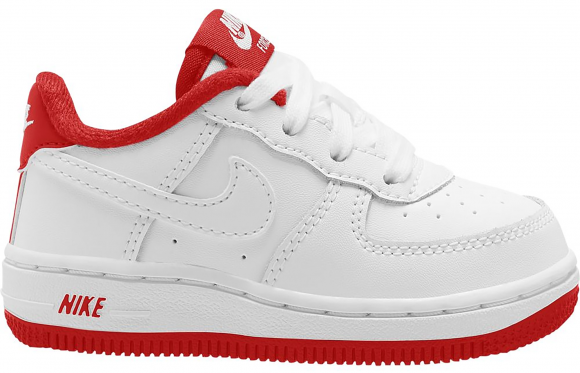 air force 1 white university red