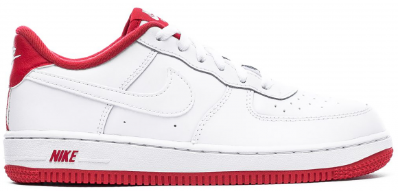 air force 1 white university red