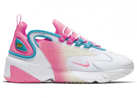 Nike Womens WMNS Zoom 2K White Digital Pink Marathon Running Shoes/Sneakers CU2988-166 - CU2988-166