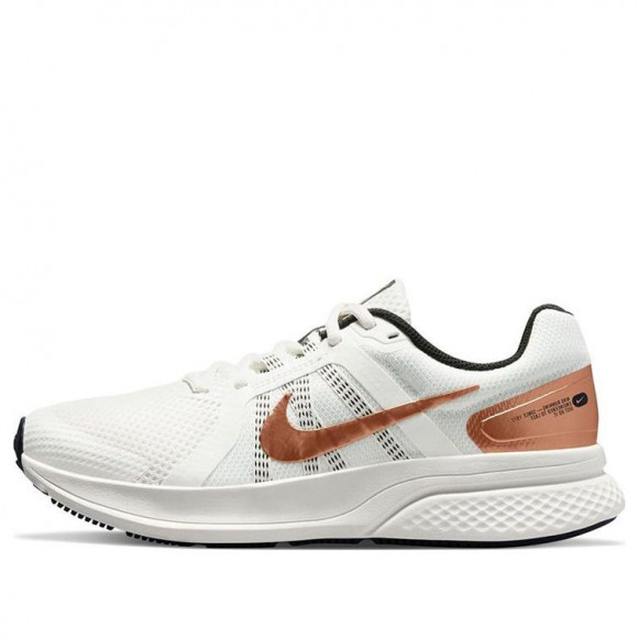 Nike Womens WMNS Run Swift 2 WHITE/BROWN Marathon Running Shoes CU3528-103 - CU3528-103