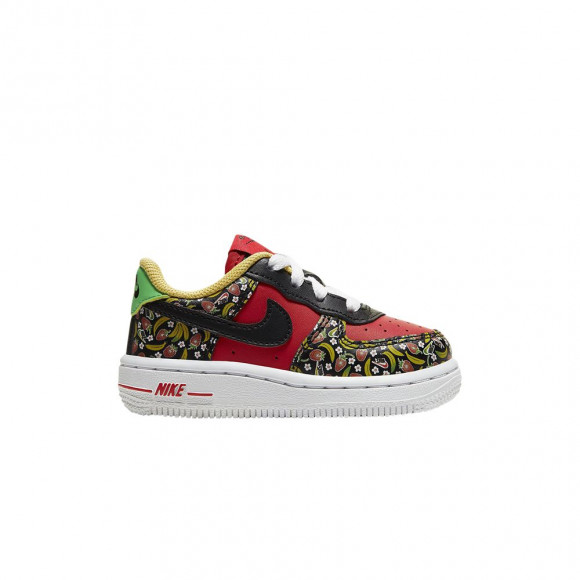 Nike Force 1 TD 'Strawberry Banana' | Red | Infant Size 4 - CU4693-600
