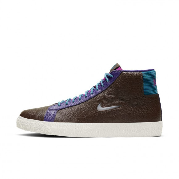 Nike SB Zoom Blazer Mid Premium Skateboardschuh - Braun - CU5283-201