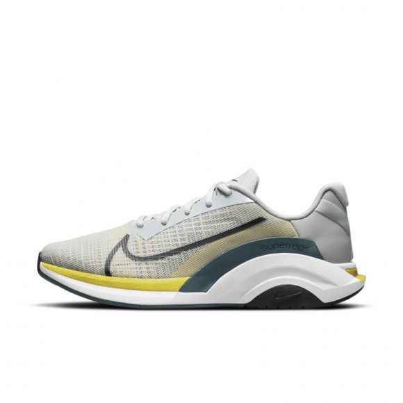 Nike ZoomX Superrep Surge - Men's Training Shoes - Grey Fog / Dk Smoke Grey / Bright Citron - CU7627-037