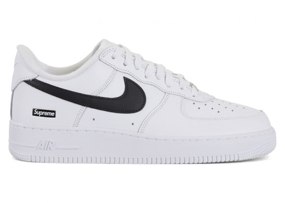 Nike Air Force 1 Low Supreme White Black - CU9225-102