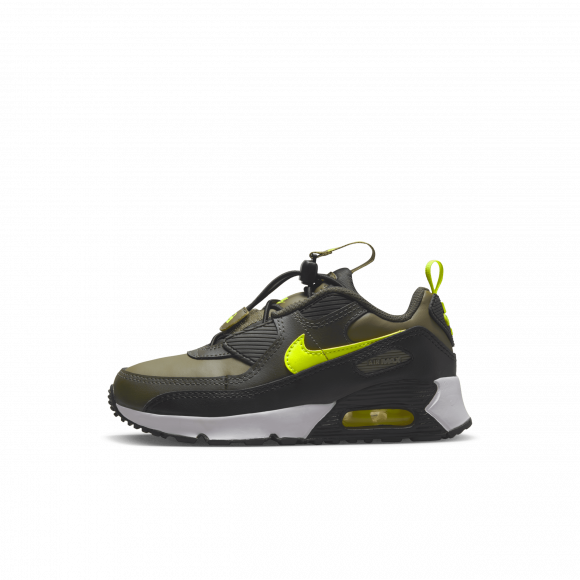 Nike Air Max 90 Toggle Younger Kids' Shoe - Green - CV0064-200