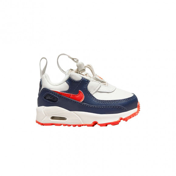 Nike Air Max 90 Toggle TD 'White Midnight Navy' | Cream | Infant Size 10 - CV0065-107