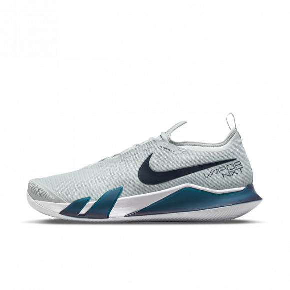 Мужские теннисные кроссовки для игры на грунтовых кортах NikeCourt React Vapor NXT - Серый - CV0726-007