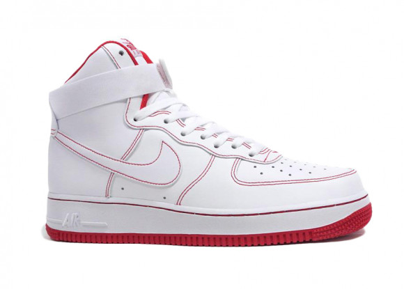 Nike Air Force 1 High '07 White Red Sneakers/Shoes CV1753-100 - CV1753-100