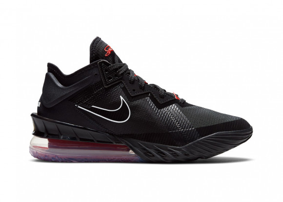 Nike Lebron 18 Low Black Red - CV7562-001/CV7564-001