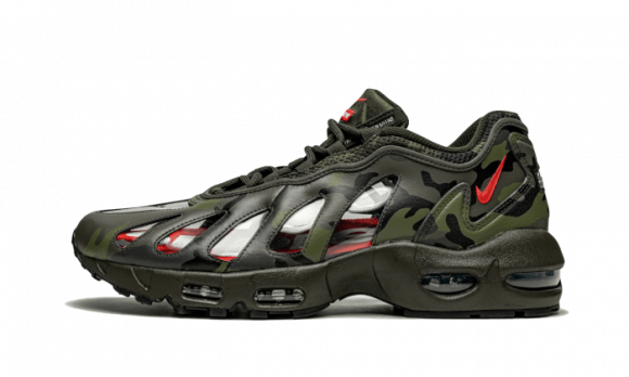 Supreme x Nike glow in dark nike shox Metallic Silver (SS21) - CV7652-300