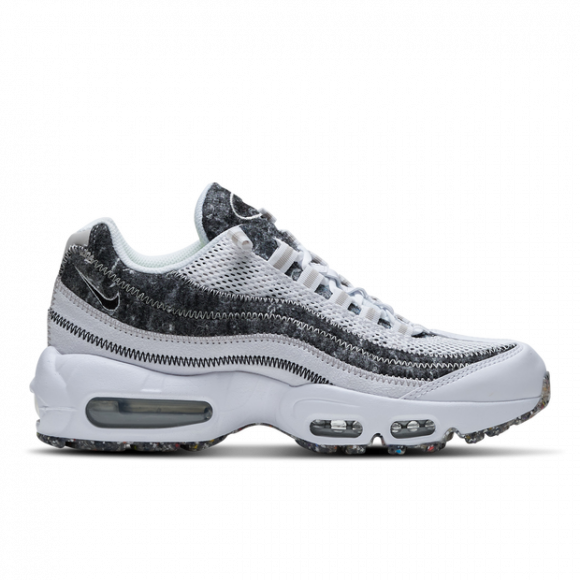 Nike Air Max 95 White Grey Marathon Running Shoes/Sneakers CV8830-100 - CV8830-100