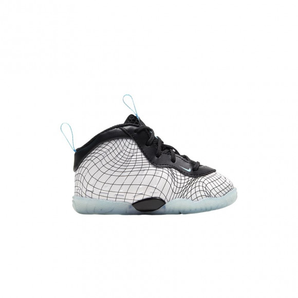 Nike Little Posite One TD 'Warped Grid' | White | Infant Size 7 - CW1595-005