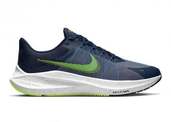 Nike Zoom Winflo 8 'Midnight Navy Volt' | Blue | Men's Size 8.5 - CW3419-401