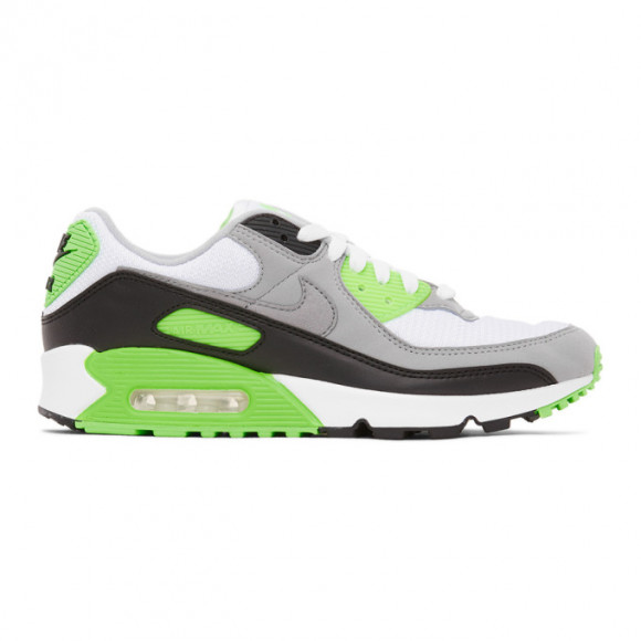 Nike Mens Nike Air Max 90 - Mens Running Shoes White/Particle Grey/Black Size 9.0 - CW5458