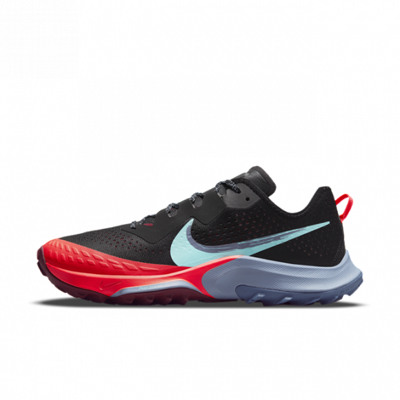 Sapatilhas de running para trilhos Nike Air Zoom Terra Kiger 7 para homem - Preto - CW6062-004