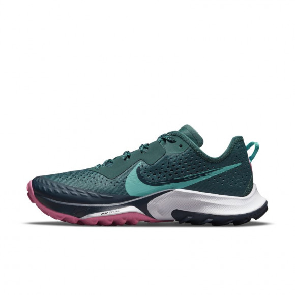 Sapatilhas de running para trilhos Nike Air Zoom Terra Kiger 7 para mulher - Verde - CW6066-301