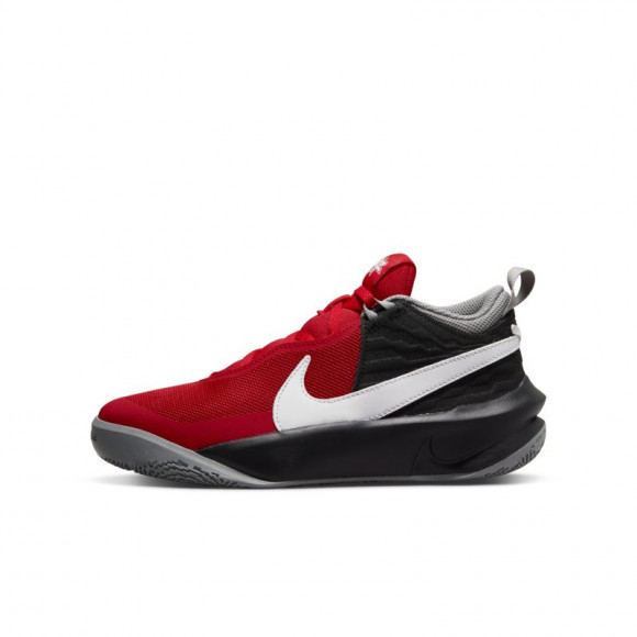 Nike Team Hustle D 10 Older Kids' Basketball Shoes - Red - CW6735-607