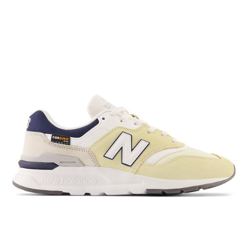 New Balance Women's 997H in Yellow/White Textile - CW997HSF