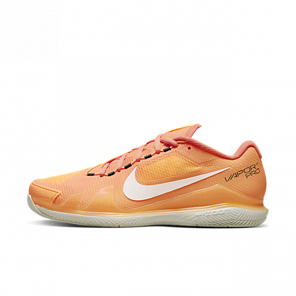 NikeCourt Air Zoom Vapor Pro Men's Hard-Court Tennis Shoe - Orange - CZ0220-800