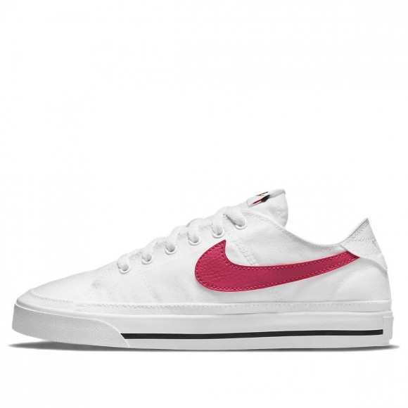 (WMNS) Nike Court Legacy Canvas Low-Top Sneakers White/Pink - CZ0294-102