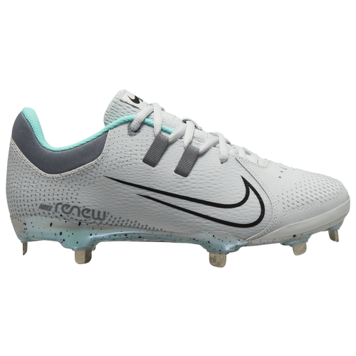 Nike Hyperdiamond 4 Pro - Women's Metal Cleats Shoes - Photon Dust / Black / Smoke Grey - CZ5920-003