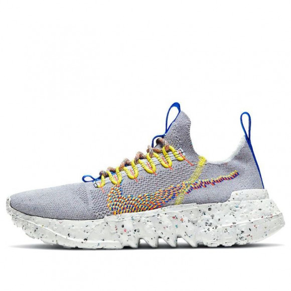 Nike Space Hippie 01 Grey Multi GRAY/YELLOW/BLUE Marathon Running Shoes/Sneakers CZ6148-003 - CZ6148-003