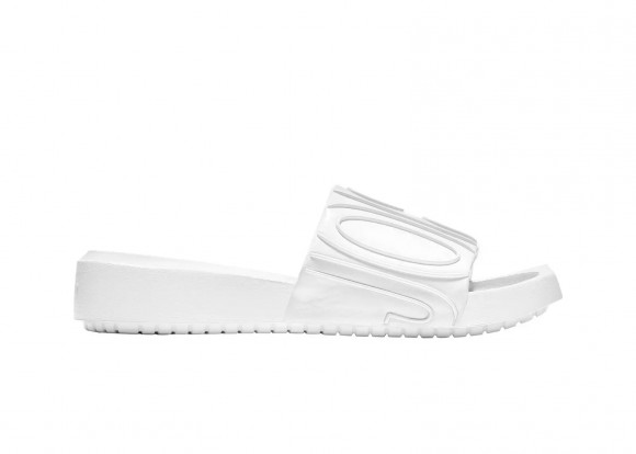 Jordan Nola Slides - Women's Slides - White / White - CZ8027-100