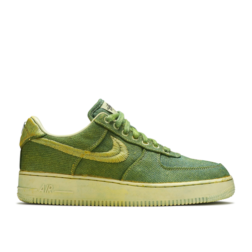 Nike Stussy x Lookout & Wonderland x Air Force 1 Low 'Hand Dyed - Green' - CZ9084-200-DYE-GREEN