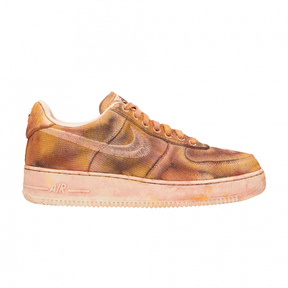 Nike Stussy x Lookout & Wonderland x Air Force 1 Low 'Hand Dyed - New York' - CZ9084-200-DYE-RED