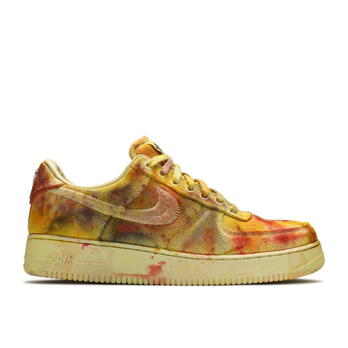 Nike Stussy x Lookout & Wonderland x Air Force 1 Low 'Hand Dyed - Yellow' - CZ9084-200-DYE-YELLOW