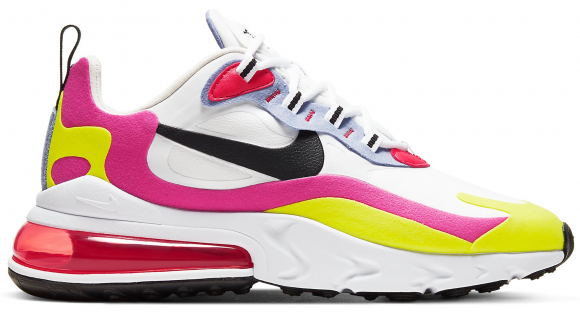 nike air max 270 white pink yellow