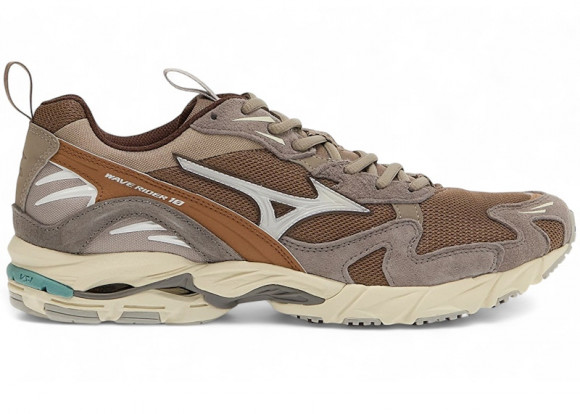 Mizuno Wave Rider 10 Fossil White Thrush - D1GA247108