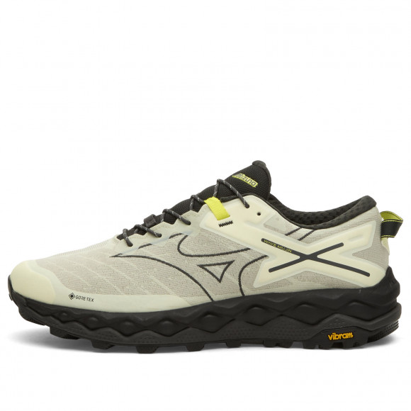 Mizuno Men's Wave Mujin Ls Gtx Sneaker in Silver Birch/Black/Sylvan Green - D1GA250106