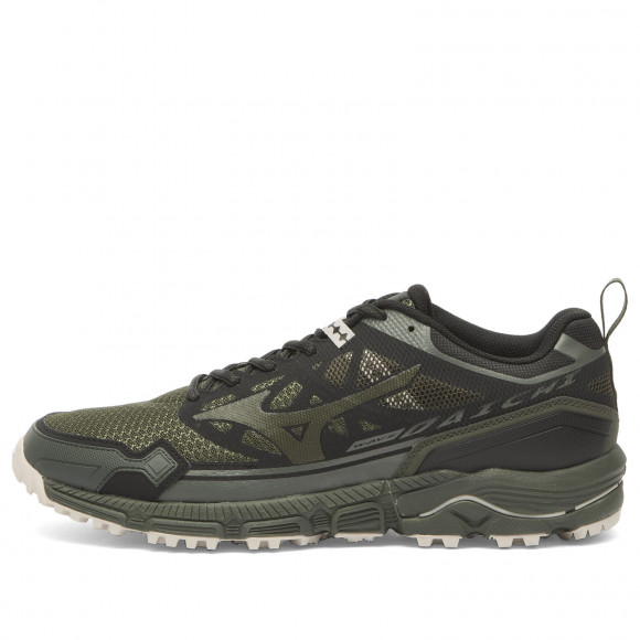 Mizuno Men's Wave Daichi Ls Sneaker in Forest Night/Black/Silver Birch - D1GA261003