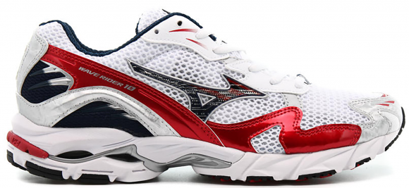 Mizuno Wave Rider 10 OG White Blue Red (2020) - D1GD2001-62