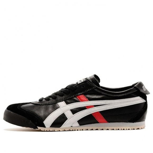 Onitsuka Tiger Mexico 66 Black/Red/White Marathon Running Shoes/Sneakers D4J2L-9011 - D4J2L-9011