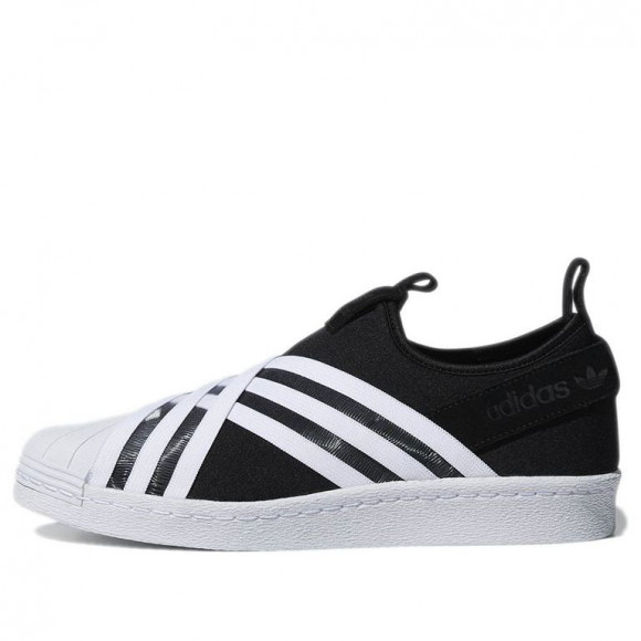 Golpeteo La Internet Centralizar adidas originals Superstar Slip-on Black/White Skate Shoes D96703