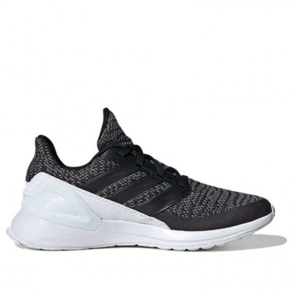 Adidas RapidaRun Knit J 'Black' Black/Grey Marathon Running Shoes/Sneakers D97002 - D97002