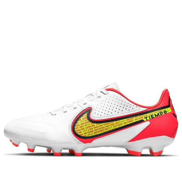 Nike Legend 9 Academy FG/ Soccer Shoes White/Red - DA1174-176