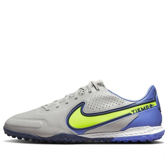 Nike React Legend 9 Pro TF Turf Soccer Shoes Grey/Yellow - DA1192-075
