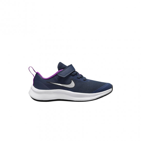 Nike Star Runner 3 PS 'Midnight Navy Vivid Purple' | Blue | Kid's Size 11 - DA2777-404