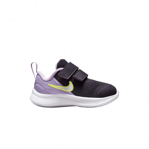 Nike Star Runner 3 TD 'Cave Purple/Lilac/White' | Black | Infant Size 4 - DA2778-500