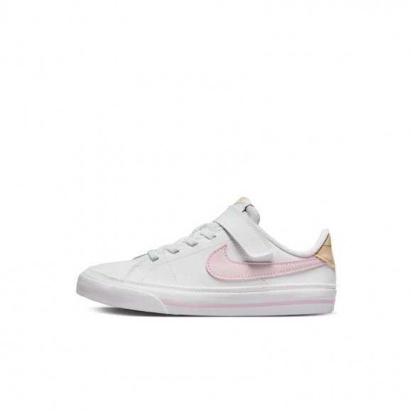 NikeCourt Legacy Younger Kids' Shoes - White - DA5381-115