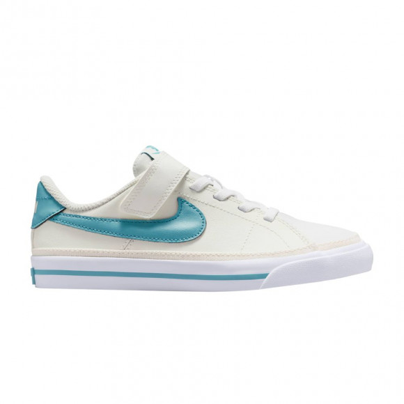 Nike Court Legacy PS 'White Denim Turquoise' | Kid's Size 12 - DA5381-133
