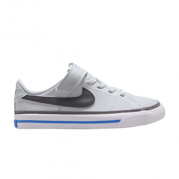 Nike Court Legacy PS 'Off White Crystal Blue White Pencil Point' | Black | Kid's Size 12 - DA5381-135