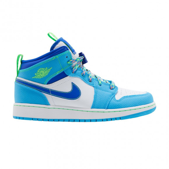 Air Jordan 1 Mid SE GS 'Sprite' | Blue | Kid's Size 4.5 - DA8010-400