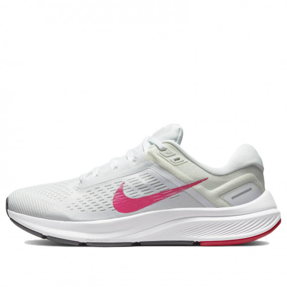 Nike Womens Air Zoom Structure 24 White Marathon Running Shoes (Low Tops/Women's) DA8570-103 - DA8570-103